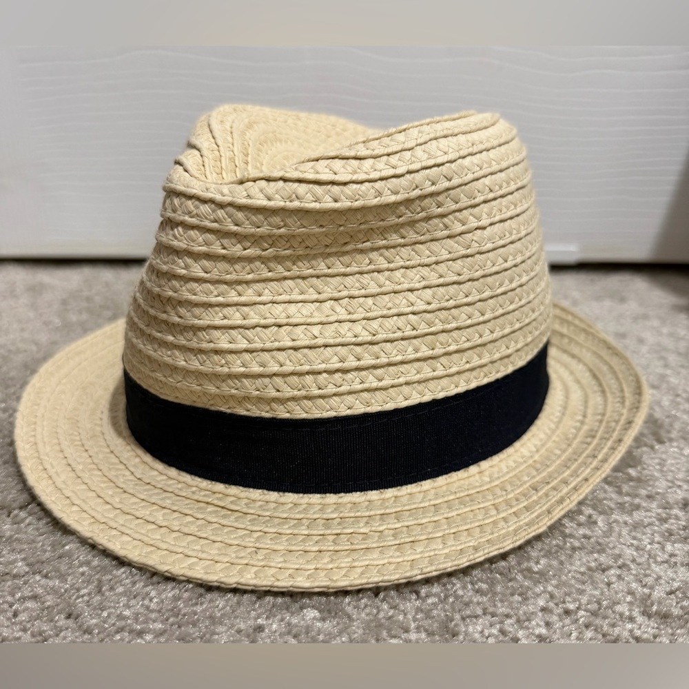 Baby GAP Beige Fedora with Black Band